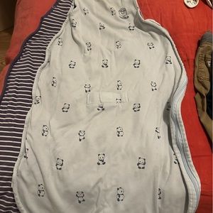 Woolino all season sleep sack panda print